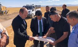 Vali Demiryürek’ten Boztepe kırsalında altyapı takibi