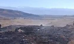 Anız yangını kontrol altına alındı