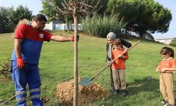 Her bebek için bir fidan, toprakla buluşuyor