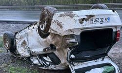 Oomobil hurdaya döndü: 1 yaralı