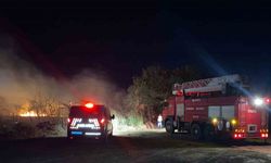 Otluk alanda çıkan yangın korkuttu