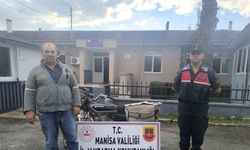 Plakasız motosiklet çalıntı olduğu ortaya çıktı