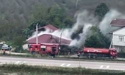 Tek katlı ev kullanılamaz hale geldi