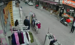 Depremde yaşanan panik kamerada