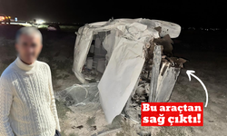 Bu araçtan sağ salim çıktı!