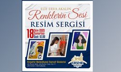 Kırşehir’de sanat rüzgarı “Renklerin sesi” ile esiyor