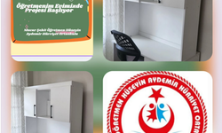 Öğrencilere çalışma masası ve sandalye hediye edildi