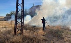 Çiçekdağı’nda korkutan yangına müdahale edildi!