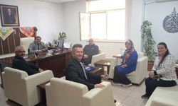 O okulun yöneticiler Vali Yardımcısı Balcı ile görüştü