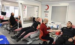 Emniyet mensuplarından örnek destek!