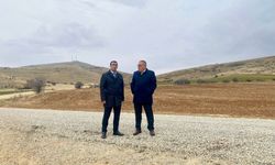 Köy yollarında çalışmalar yerinde incelendi