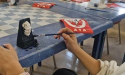 Kaman’da gençlerden Atatürk’e renkli anma