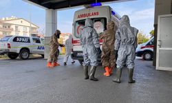 Kırşehir’de hastane bahçesinde KBRN alarmı verildi