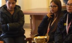 Demirci, gençleriyle başarısını paylaştı