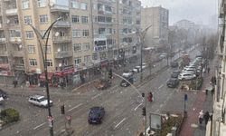 Kırşehir’de kar yağışı aniden başladı