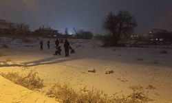 Kar yağışı en çok çocukları sevindirdi