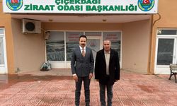 Kaymakam Öğüt, Ziraat Odası’nda incelemelerde bulundu