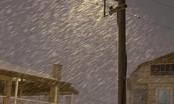 Kırşehir akşam saatlerinde beyaza büründü