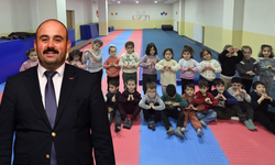 30 Ağustos Zafer İlkokulu’nda yeni spor salonu miniklerle canlandı