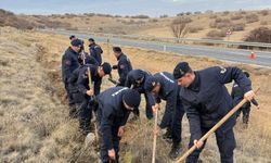 Şehitler anısına 170 fidanla Jandarma Ormanı kuruldu