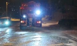 Tuzlama ve temizlik ekipleri Kaman sokaklarında