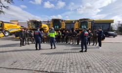 Kırşehir Jandarması Biçerdöver Kazalarına Karşı Sahada