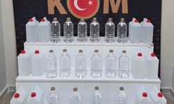 Kırşehir’de kargodan kaçak etil alkol çıktı