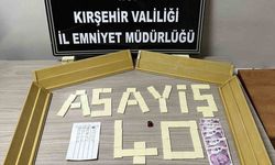 Kırşehir’de masadaki paralara el konuldu