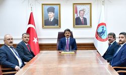 Türk Eğitim-Sen faaliyetlerini Vali Demiryürek’e sundu