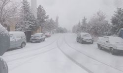 Ulupınar Köyü Kar Altında Kaldı, Görüş Sıfıra Yaklaştı