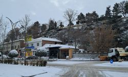 Kırşehir güne beyaz örtüyle uyandı