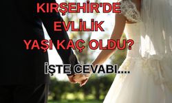 Kırşehir'de evlilik yaşı kaç oldu?