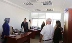 Yeni İl Müdürü Bilgiç Sahaya İndi, Personelle Bir Araya Geldi