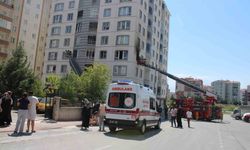 9 katlı binada yangın! 1’i çocuk 3 kişi kurtarıldı
