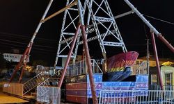 Kırşehir’de lunaparkta korkutan kaza!