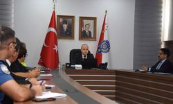İl Emniyet Müdürü Dr. Mesut Görücü başkanlığında Kırşehir’de asayiş toplantısı