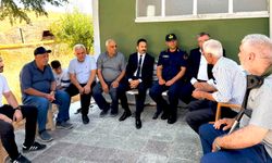 Kaymakam Öğüt, Baraklı Köyü’nde vatandaşlarla buluştu