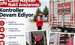 Kırşehir’de canlı hayvan nakil araçlarına sıkı denetim