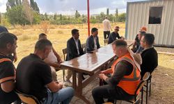 Kırşehir’de Dulkadirli-Haşüyük yolunda genişletme çalışması
