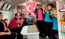 Kırşehir’de Gezici Kütüphane öğrencilerle buluştu