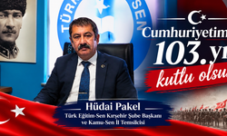 Hüdai Pakel’den 29 Ekim Cumhuriyet Bayramı Mesajı