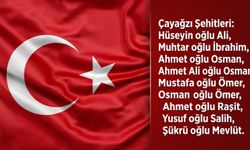 Tarihe adlarını kanlarıyla yazdırdılar: İşte Çayağzı nüfusuna kayıtlı 9 aziz şehidimiz