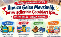 Tarım İşçilerinin Çocukları İçin Kırtasiye ve Giysi Kampanyası