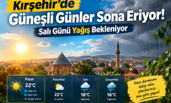 Kırşehir’de Güneşli Günler Sona Eriyor