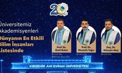 Kırşehir’den 3 Bilim İnsanı Dünyanın En Etkilileri Arasında