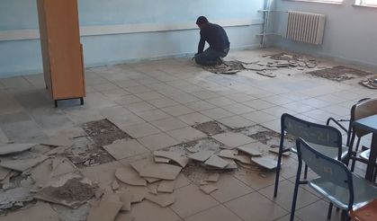O okulda yenilenme hızla devam ediyor