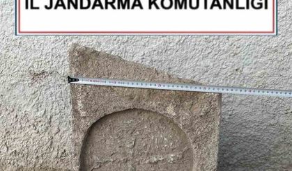 Kırşehir’de Bizans dönemine ait mezar steli ele geçirildi
