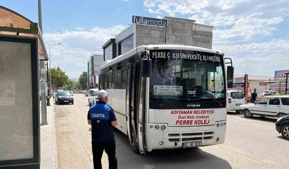 Toplu taşıma araçlarına sıkı denetim