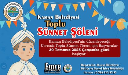 Kaman’da sünnet şöleni heyecanı