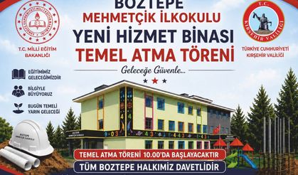 Kırşehir Boztepe’de Eğitime Dev Yatırım! Temel Atılacak